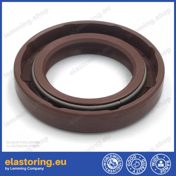 Pressure oil seal 25,4x41,28x6,35/6,85 BABSL FPM