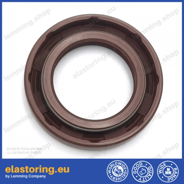 Pressure oil seal 25,4x41,28x6,35/6,85 BABSL FPM