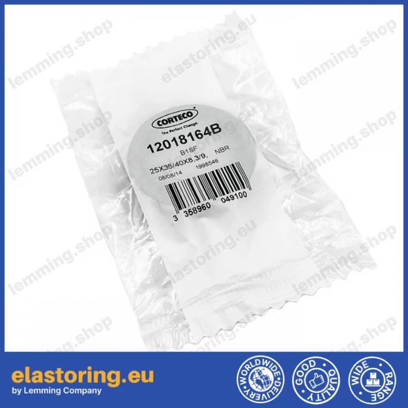 Oil seal 25x35/40x8,3/9,6 B1SF NBR Oil seal 25x35/40x8,3/9,6 B1SF NBR