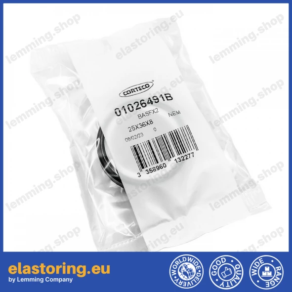 Oil seal 25x36x8 BASFX2 NEM Oil seal 25x36x8 BASFX2 NEM