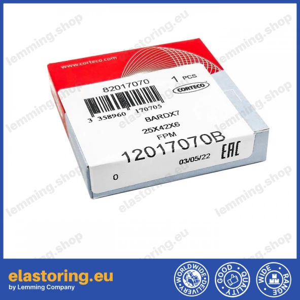 Oil seal 25x42x6 BAVIRDX7 FPM Oil seal 25x42x6 BAVIRDX7 FPM