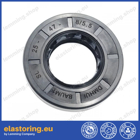 Oil seal 25x47x8/5,5 BAUM1 SL HNBR Oil seal 25x47x8/5,5 BAUM1 SL HNBR
