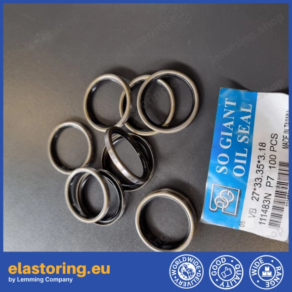 Oil seal 27x33,35x3,18 VB NBR