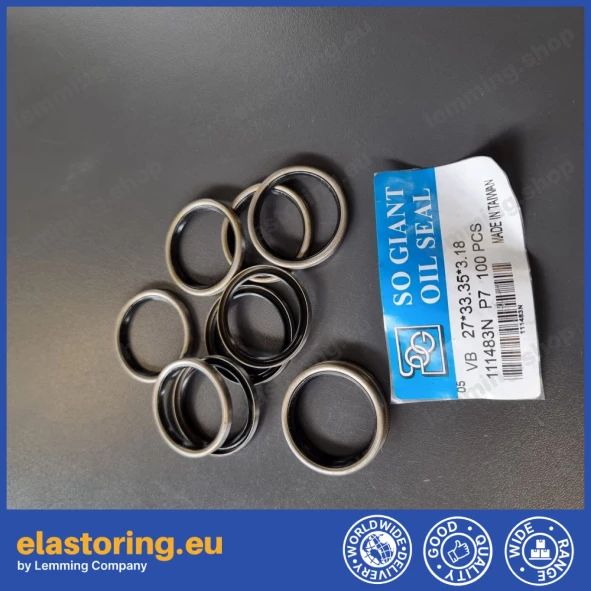 Oil seal 27x33,35x3,18 VB NBR