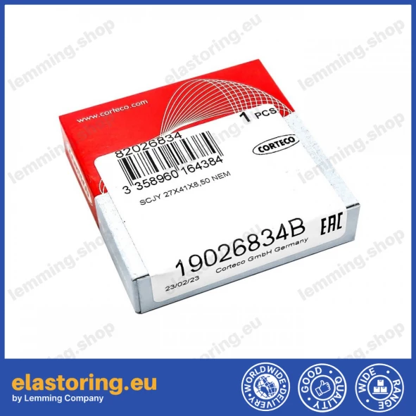 Oil seal 27x41x8,5 SCJY NEM Oil seal 27x41x8,5 SCJY NEM