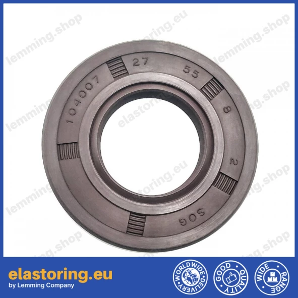 Oil seal 27x55x8 AS FPM Oil seal 27x55x8 AS FPM