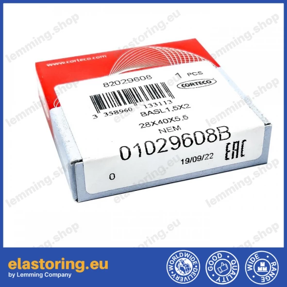 Oil seal 28x40x5,5 BASL1,5X2 NEM Oil seal 28x40x5,5 BASL1,5X2 NEM