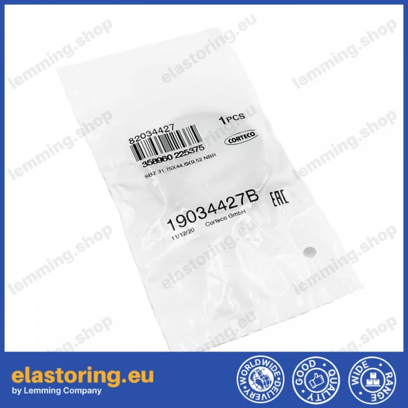 Oil seal 31,75x44,6x9,52 SB2 NBR