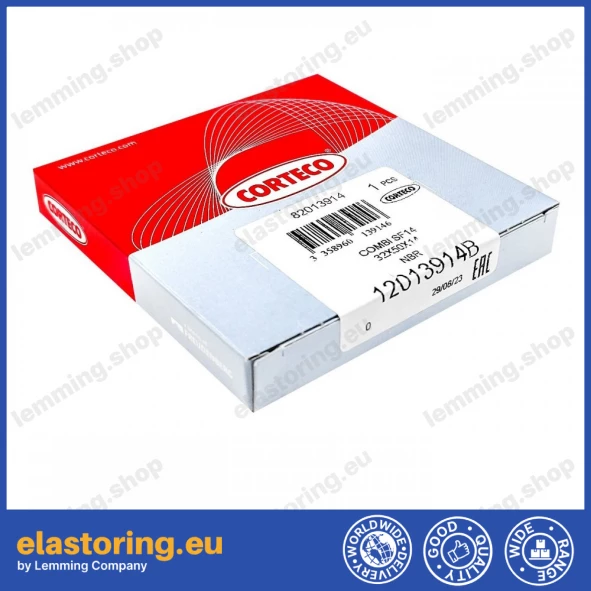 Oil seal 32x50x14 COMBI SF14 NBR