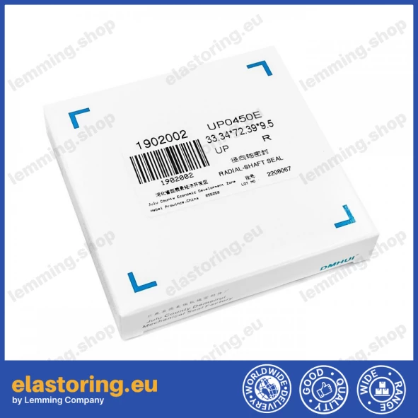 Pressure oil seal 33,34x72,39x9,50 TCN NBR UP0450E Pressure oil seal 33,34x72,39x9,50 TCN NBR UP0450E