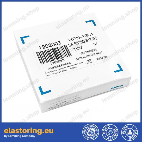 Oil seal 34,93x50,8x7,95 TCV FPM Oil seal 34,93x50,8x7,95 TCV FPM