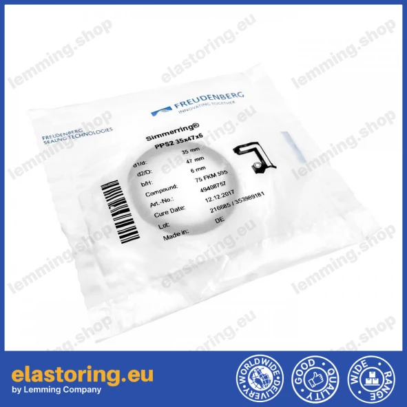 Oil seal 35x47x6 PPS2 FPM Oil seal 35x47x6 PPS2 FPM