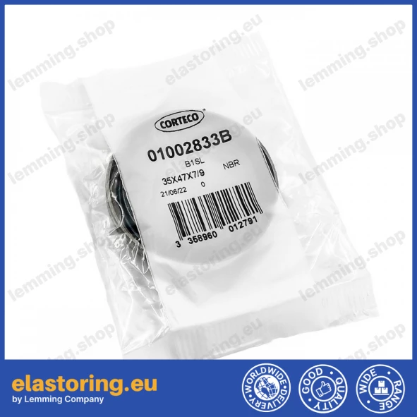 Oil seal 35x47x7/9 B1SL NBR