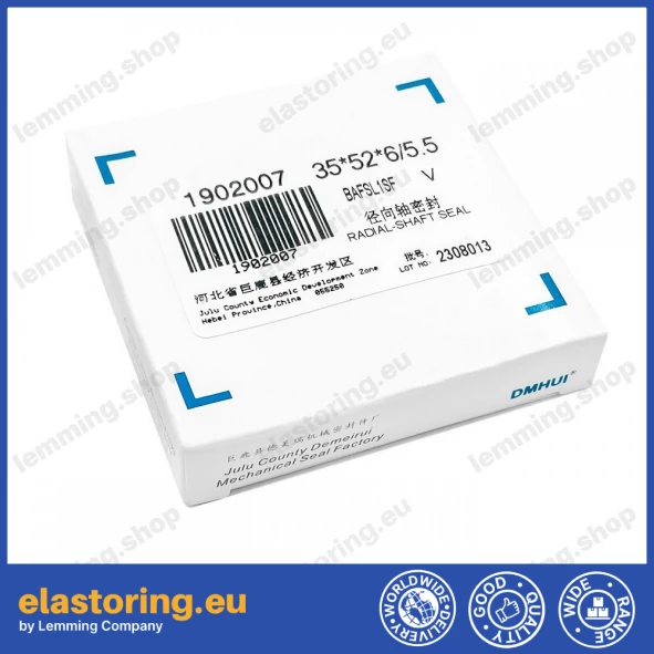 Oil seal 35x52x6/5,5 BAFSL1SF FPM Oil seal 35x52x6/5,5 BAFSL1SF FPM