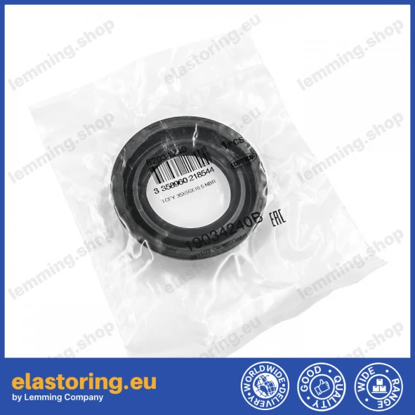 Oil seal 35x55/60x10,5 TCY NBR