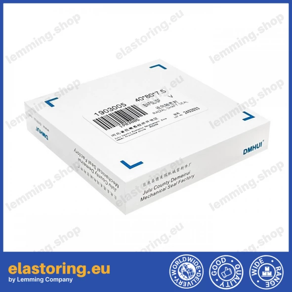 Oil seal 40x80x7,5 BAFSL1SF FPM PV089 Oil seal 40x80x7,5 BAFSL1SF FPM PV089