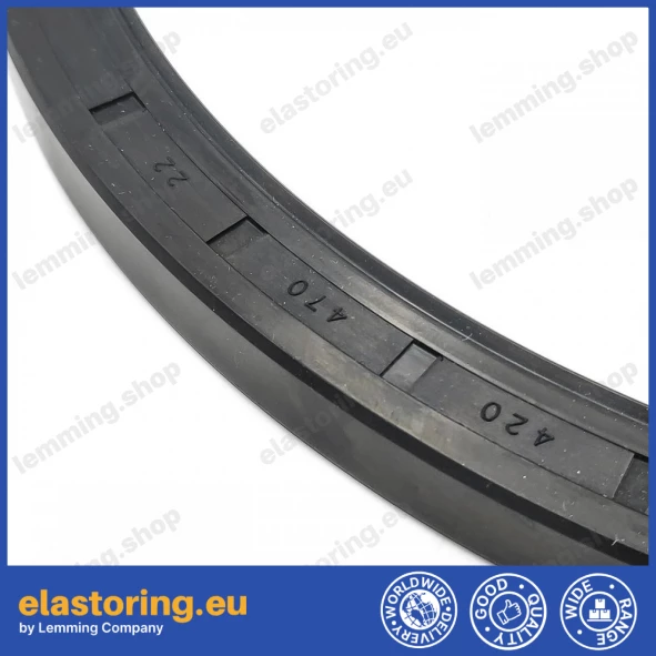 Oil seal 420x470x22 AS NBR Oil seal 420x470x22 AS NBR