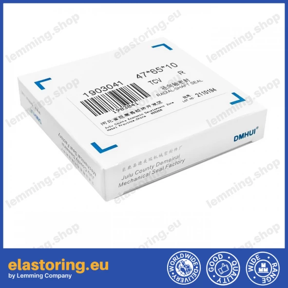 Oil seal 47x65x10 TCV NBR Oil seal 47x65x10 TCV NBR