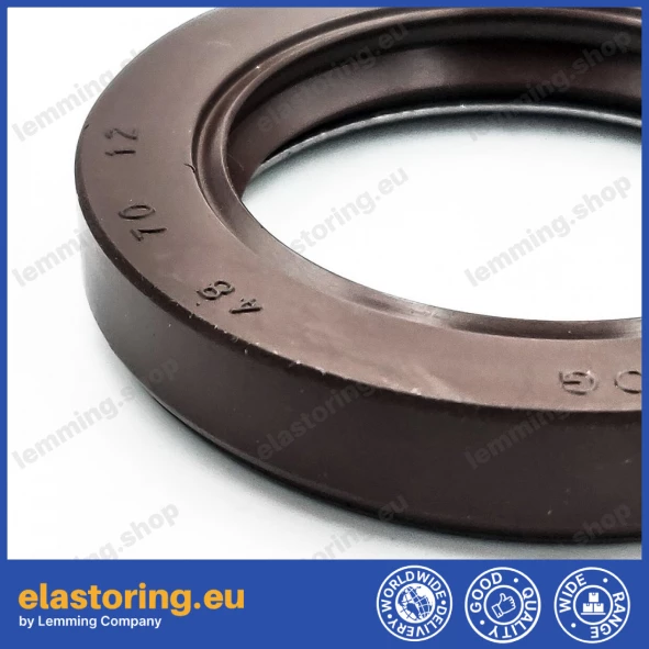 Pressure oil seal 48x70x12 TCN1 FPM Pressure oil seal 48x70x12 TCN1 FPM