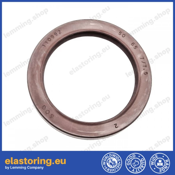 Pressure oil seal 50x65x7/7,5 TCN FPM Pressure oil seal 50x65x7/7,5 TCN FPM