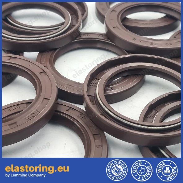 Oil seal 50x72x8 AS FPM Oil seal 50x72x8 AS FPM