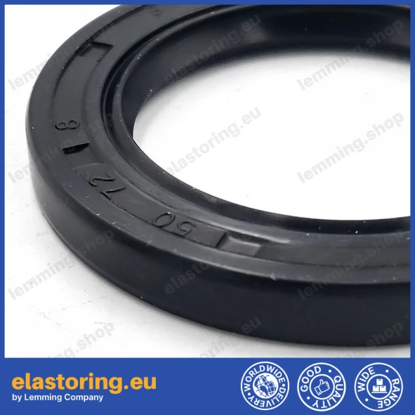 Oil seal 50x72x8 AS NBR Oil seal 50x72x8 AS NBR