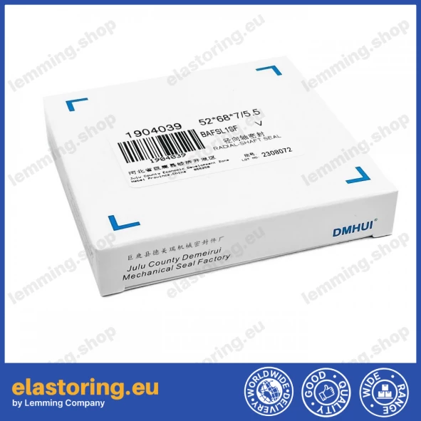 Pressure Oil Seal 52x68x7/5,5 BAFSL1SF FPM Pressure Oil Seal 52x68x7/5,5 BAFSL1SF FPM