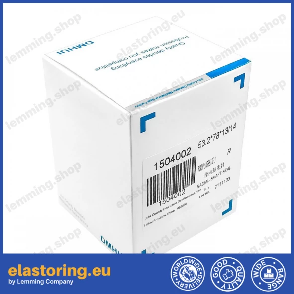 Wheel hub oil seal 53,2x78x13/14 RWDR-KASSETTE Wheel hub oil seal 53,2x78x13/14 RWDR-KASSETTE
