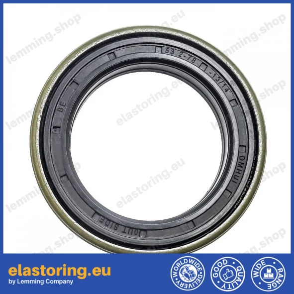 Wheel hub oil seal 53,2x78x13/14 RWDR-KASSETTE Wheel hub oil seal 53,2x78x13/14 RWDR-KASSETTE