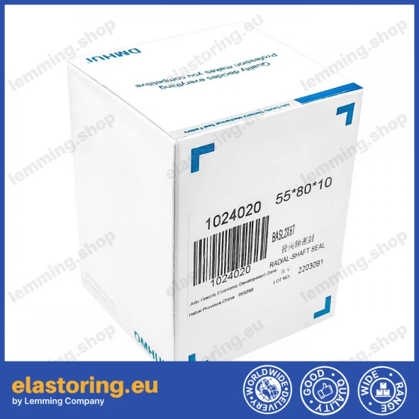 Oil seal 55x80x10 BASL2X67 Oil seal 55x80x10 BASL2X67