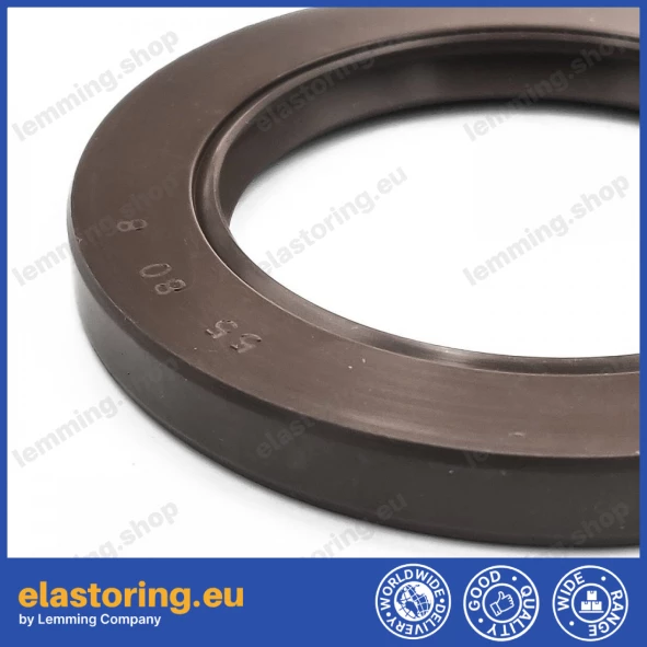 Pressure oil seal 55x80x8 TCN FPM