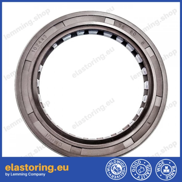 Oil seal 58x80x8 TCV FPM Oil seal 58x80x8 TCV FPM