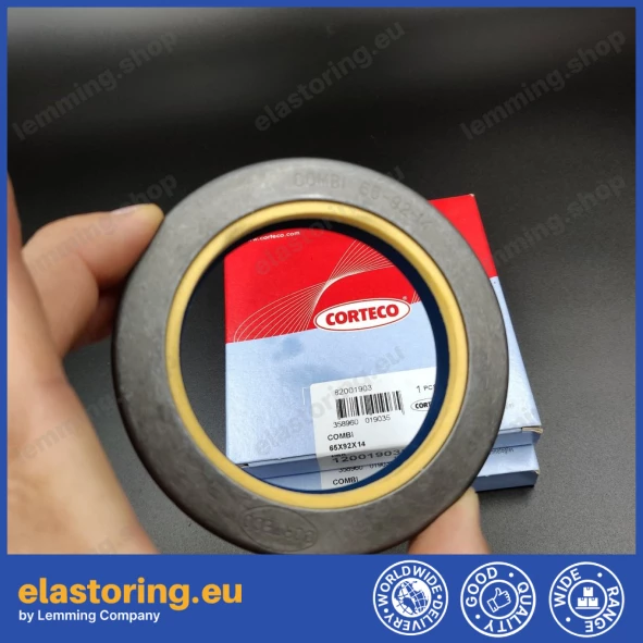 Wheel hub oil seal 65x92x14 COMBI NBR Wheel hub oil seal 65x92x14 COMBI NBR