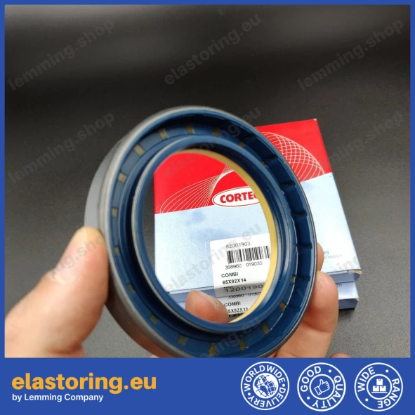 Wheel hub oil seal 65x92x14 COMBI NBR Wheel hub oil seal 65x92x14 COMBI NBR
