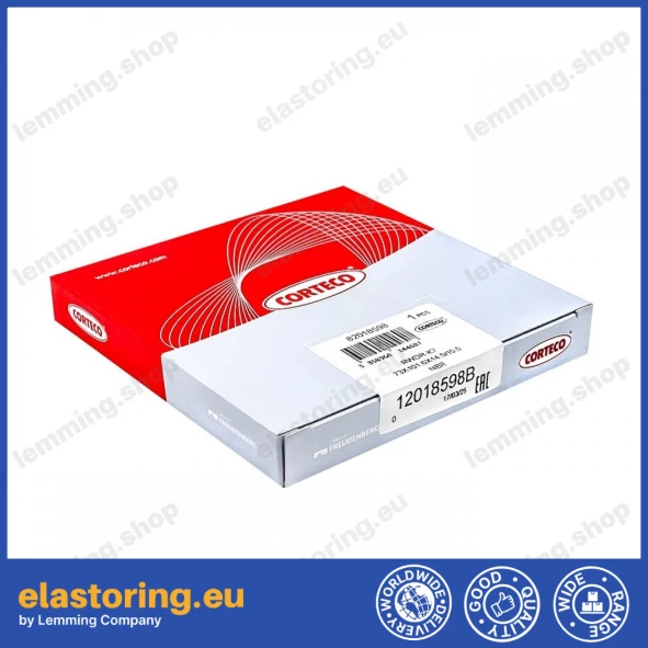 Wheel hub oil seal 73x101,6x14,5/15,5 CASSETTE NBR