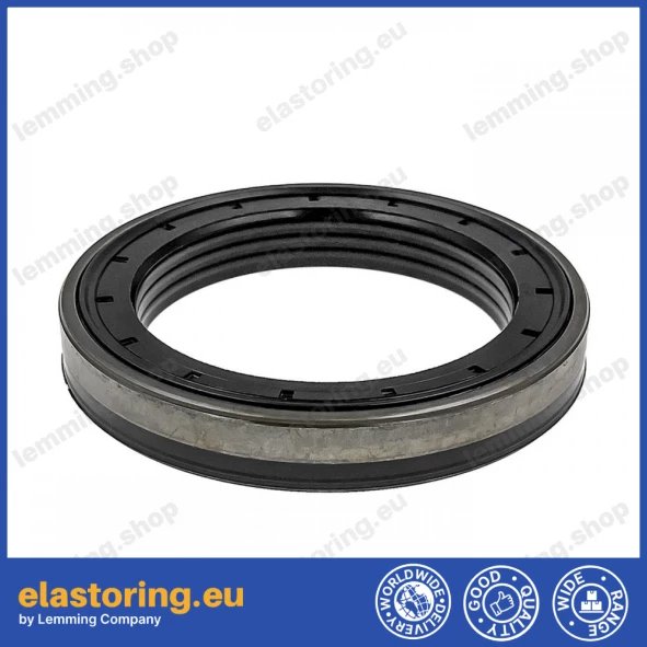 Wheel hub oil seal 73x101,6x14,5/15,5 CASSETTE NBR