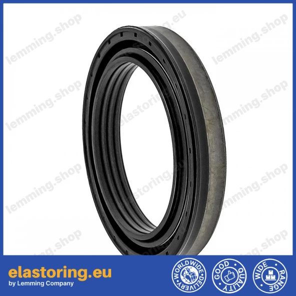 Wheel hub oil seal 73x101,6x14,5/15,5 CASSETTE NBR