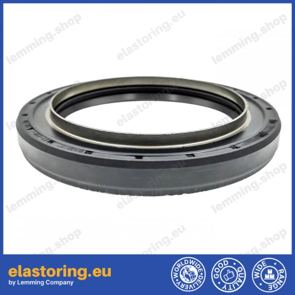 Wheel hub oil seal 80x110x12/16 RWDR KOMBI FPM Wheel hub oil seal 80x110x12/16 RWDR KOMBI FPM