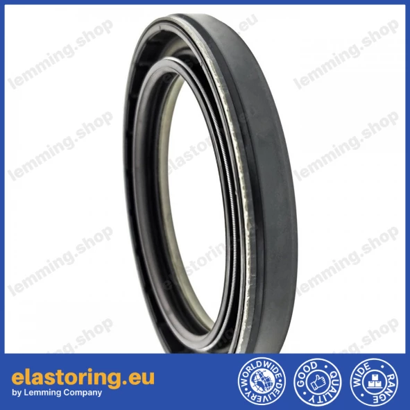 Wheel hub oil seal 80x110x12/16 RWDR KOMBI FPM Wheel hub oil seal 80x110x12/16 RWDR KOMBI FPM