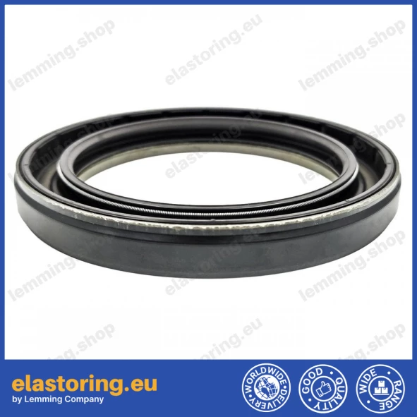 Wheel hub oil seal 80x110x12/16 RWDR KOMBI FPM Wheel hub oil seal 80x110x12/16 RWDR KOMBI FPM