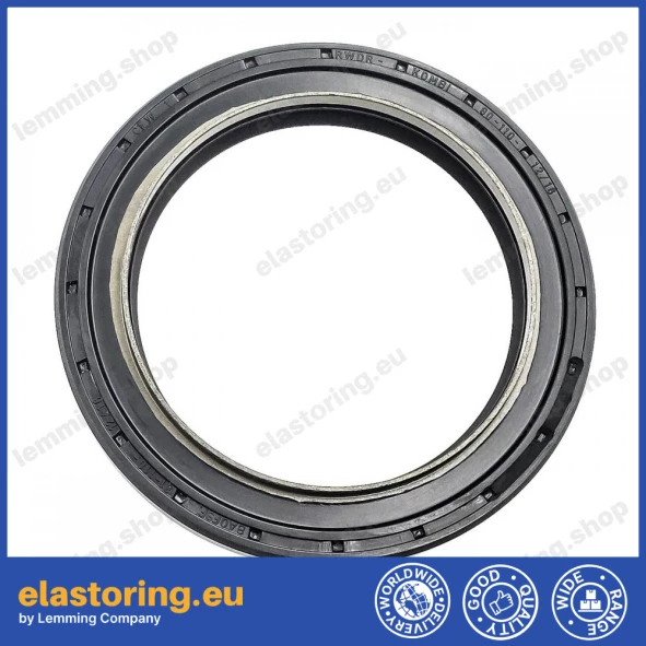 Wheel hub oil seal 80x110x12/16 RWDR KOMBI FPM Wheel hub oil seal 80x110x12/16 RWDR KOMBI FPM