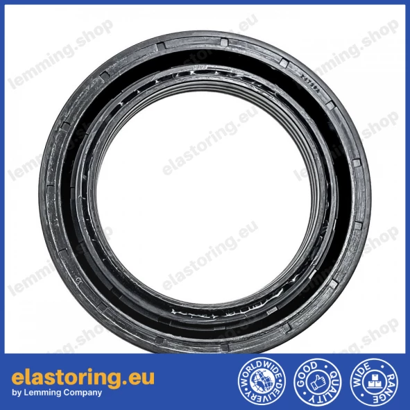 Wheel hub oil seal CAS 60x90x13,5/15 NBR70 D