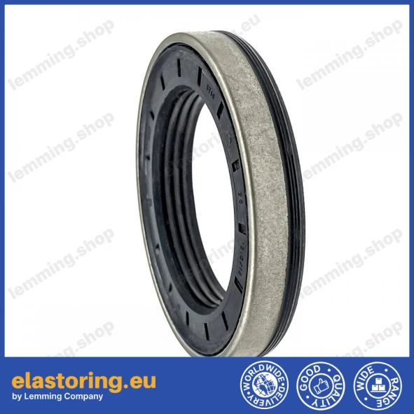 Wheel hub oil seal CAS 60x90x13,5/15 NBR70 D