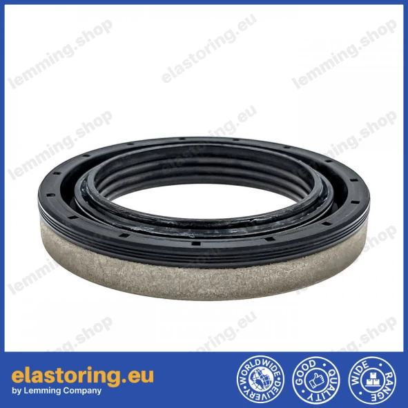 Wheel hub oil seal CAS 60x90x13,5/15 NBR70 D