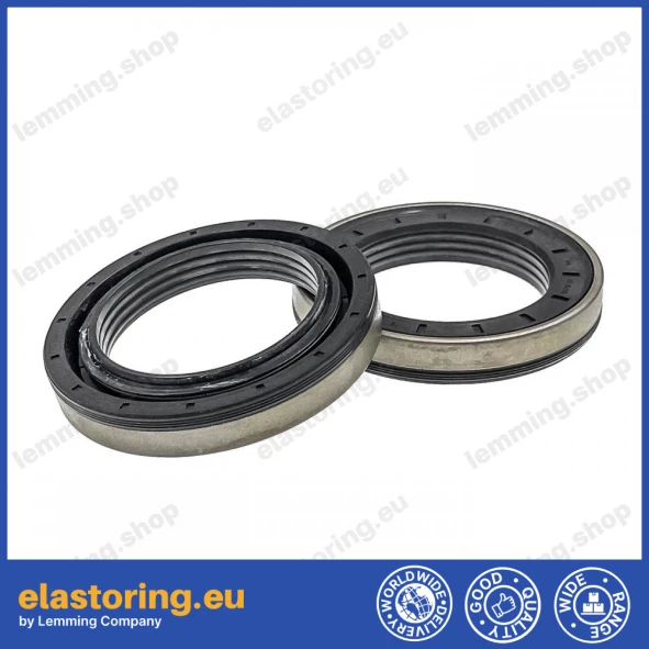 Wheel hub oil seal CAS 60x90x13,5/15 NBR70 D