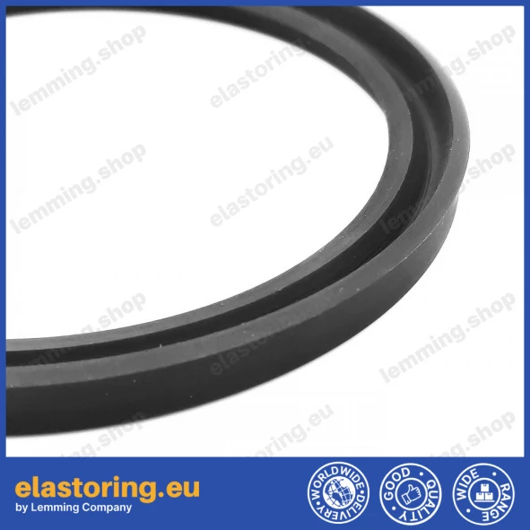 Rod seal RS19R 115x135x10u NBR CNC