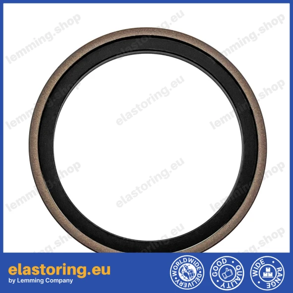 Piston seal PS20A 135x121,5x7z PTFE+BR + NBR CNC