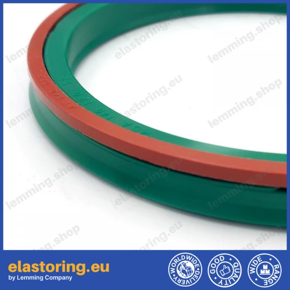 Piston Seal KDA 160x140x12,0 PU+POM Piston Seal KDA 160x140x12,0 PU+POM