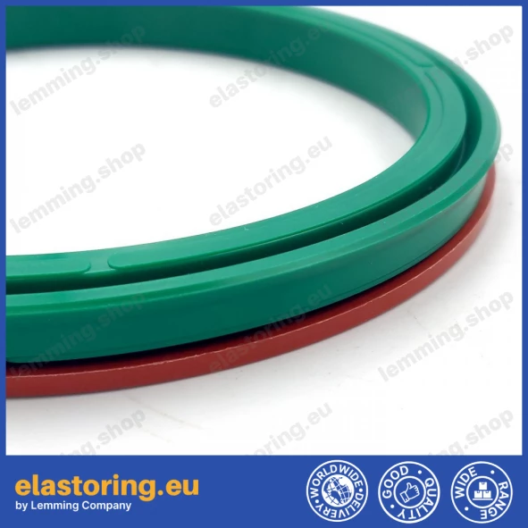 Piston Seal KDA 160x140x12,0 PU+POM Piston Seal KDA 160x140x12,0 PU+POM