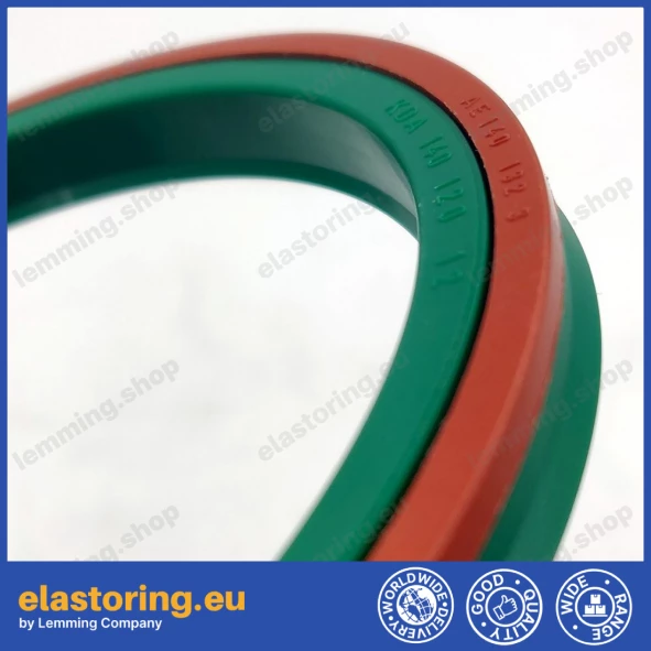 Piston Seal KDA 160x140x12,0 PU+POM Piston Seal KDA 160x140x12,0 PU+POM
